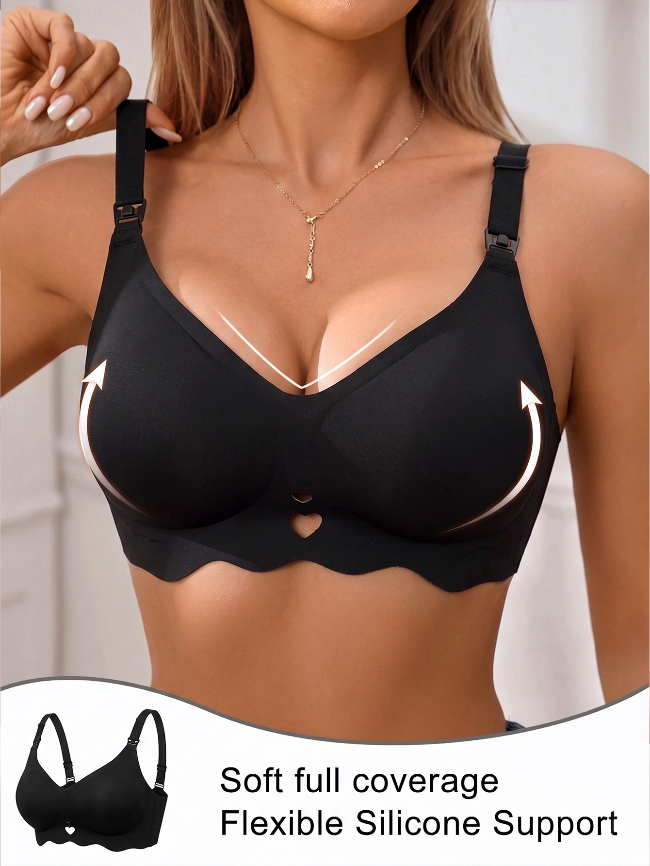 Seamless Wireless Nursing Bra  - مراجعة Nursing Bra Clip وسعره
