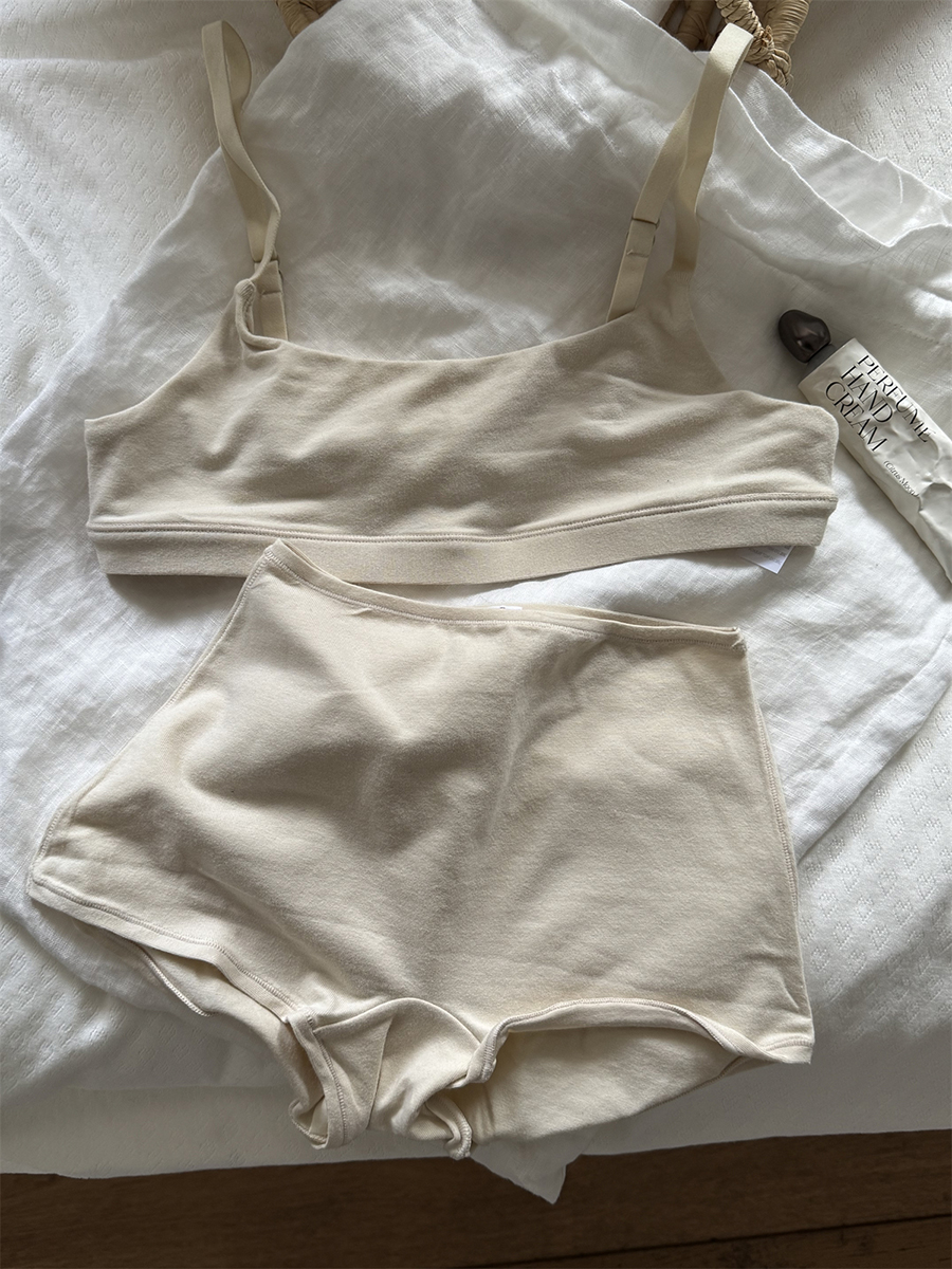 Vintage Cotton Sport Bra Set W - مراجعة Cotton Bra Everyday وسعره