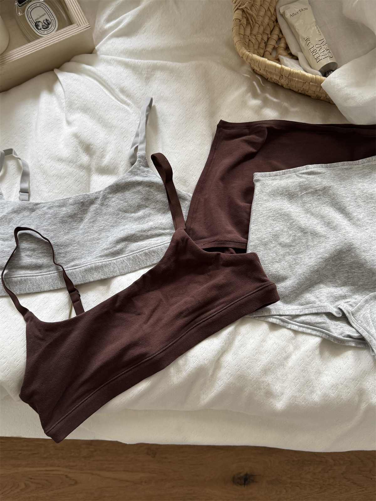 Vintage Cotton Sport Bra Set W - مراجعة Cotton Bra Everyday وسعره