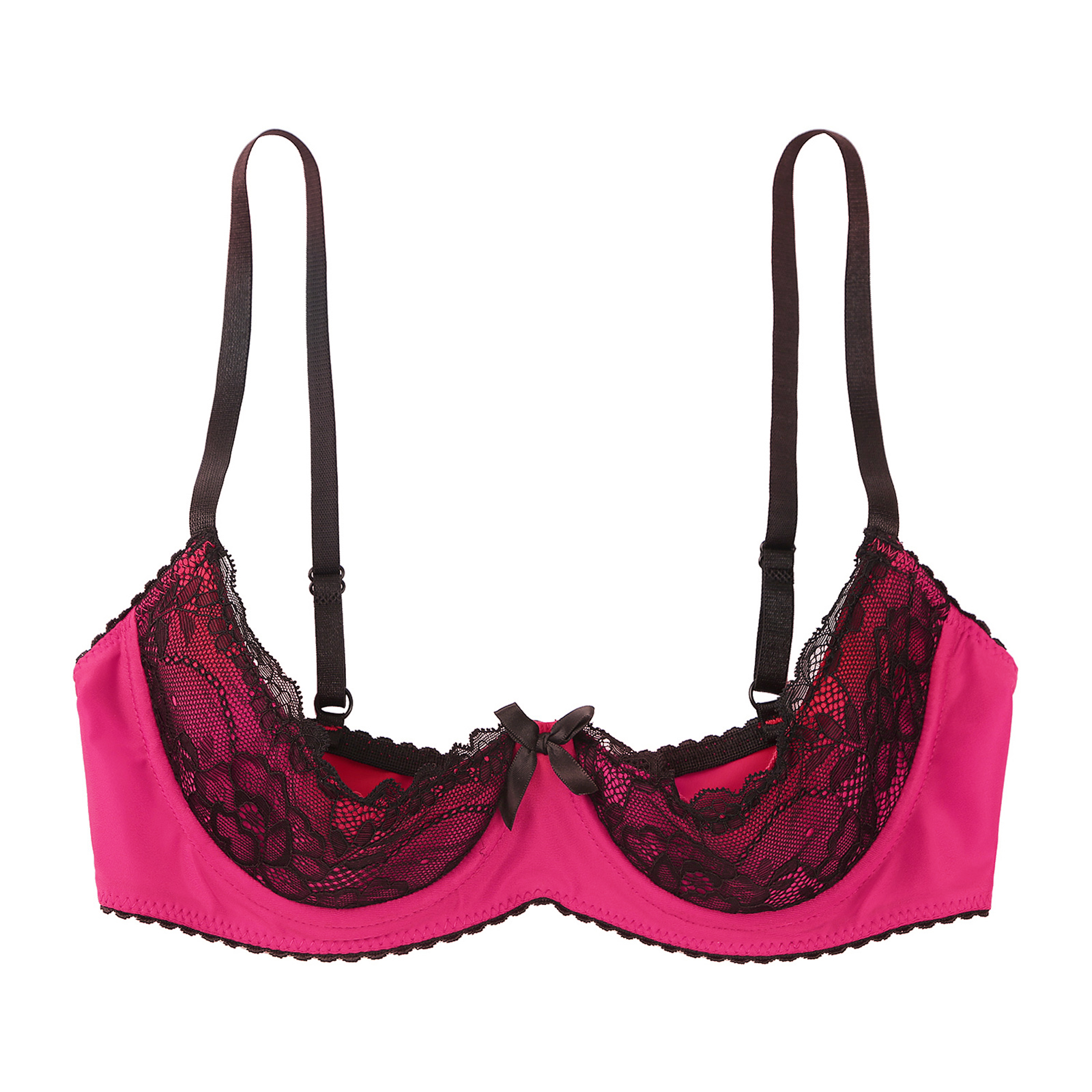 Sexy Womens Lace Push Up Open  - مراجعة Underwire Bra Padded وسعره