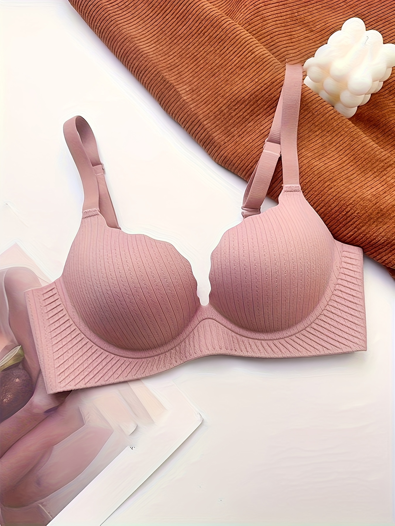 Thickened Bra for Small Bust w - مراجعة Wirefree Bra Comfort وسعره