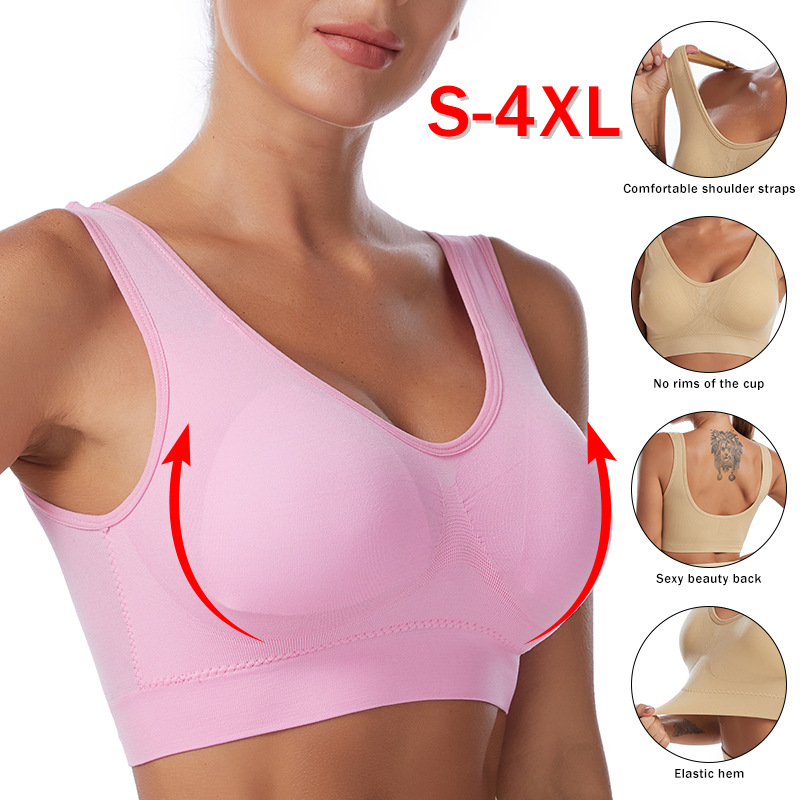 Sexy Women Bra Plus Size Seaml - مراجعة Wirefree Bra Comfort وسعره