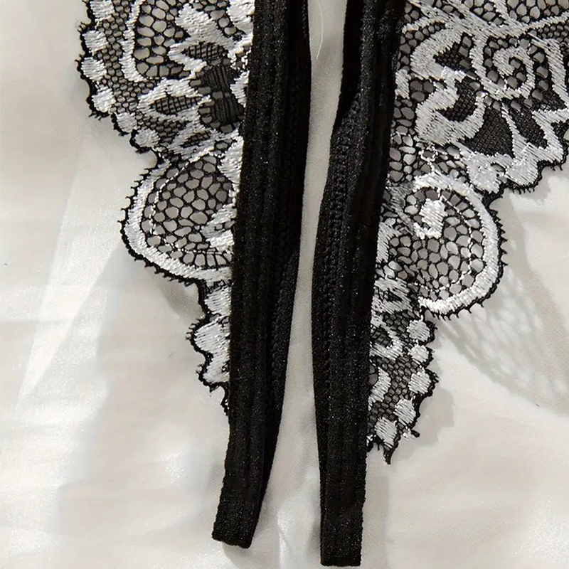 Black Hot Crotchless Sexy Wome - مراجعة Sheer Bra Lace وسعره