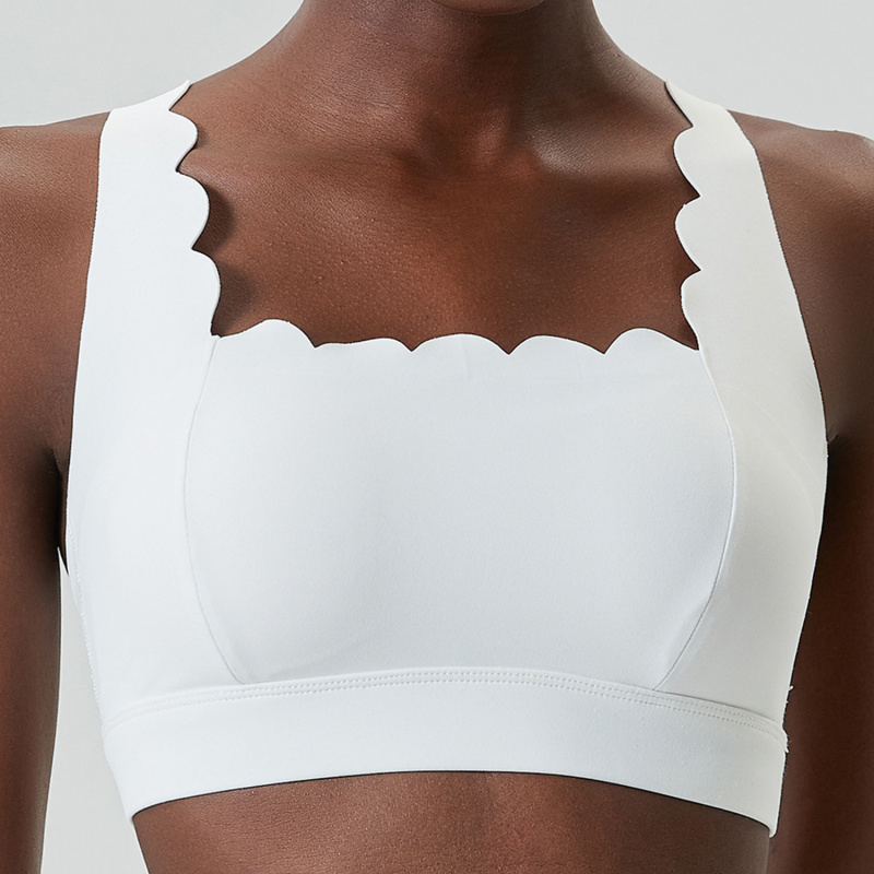 FUBEIKE Small Wave Double-Shou - مراجعة Sports Bra Racerback وسعره