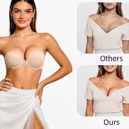 New Push Up Bra Women Lace Pad - مراجعة Convertible Bra Multiway وسعره