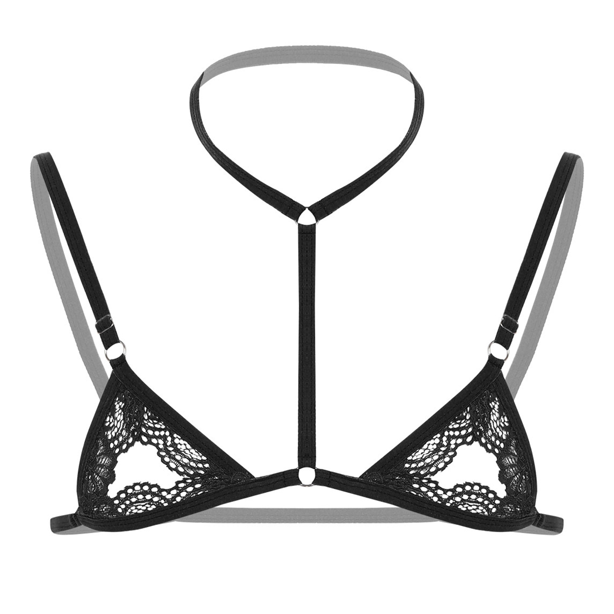 Sexy Men Harness Erotic Bra Ma - مراجعة Sheer Bra Lace وسعره