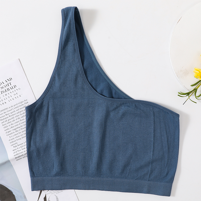 One Shoulder Tank Tops Women S - مراجعة T Shirt Bra Seamless وسعره
