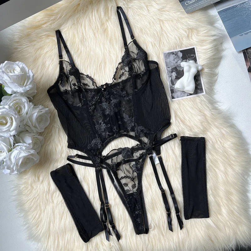 Lace Corset Sexy Sheer Mesh Br - مراجعة Sheer Mesh Bra وسعره