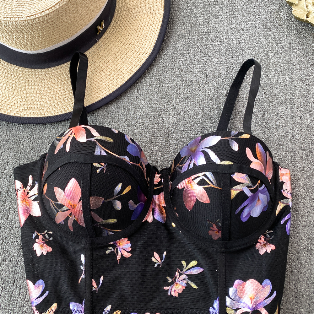 Women Sexy Floral printed Cors - مراجعة Cotton Bra Everyday وسعره
