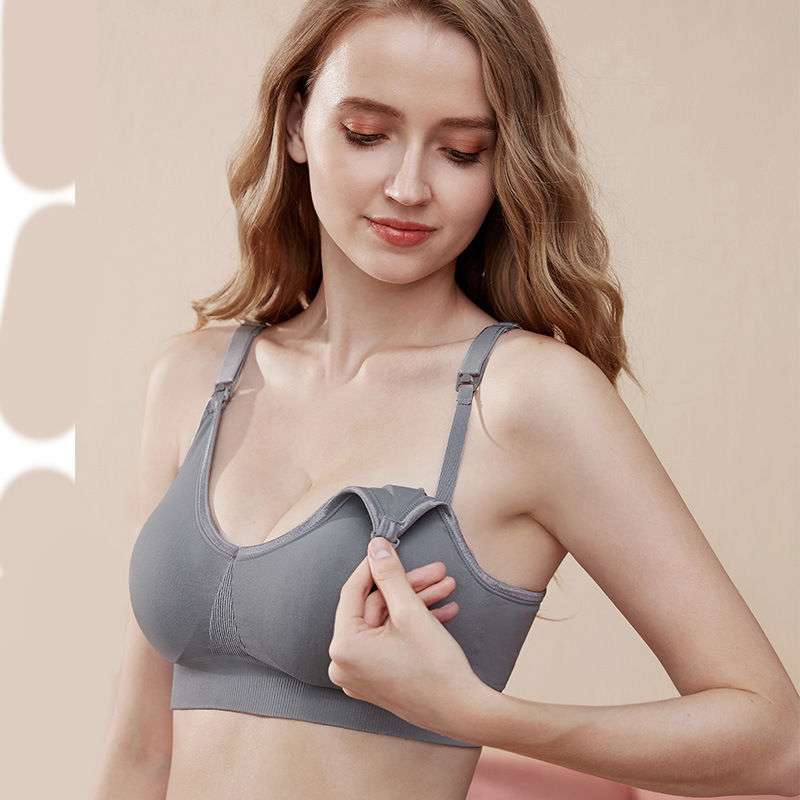 Maternity Nursing Bras Seamles - مراجعة Sleep Bra Bralette وسعره