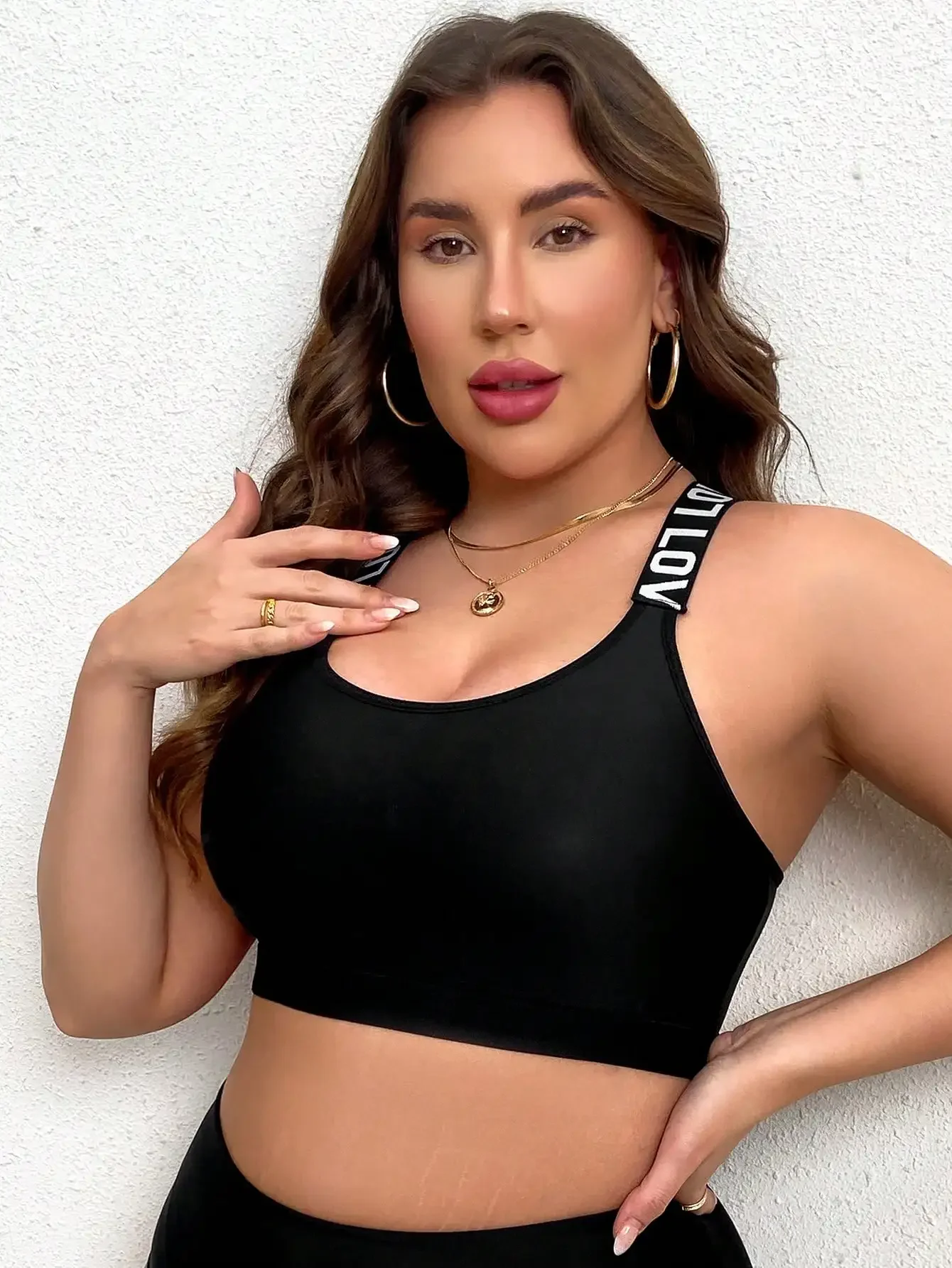 Plus Size Women Sports Bra, Bl - مراجعة Full Coverage Bra وسعره