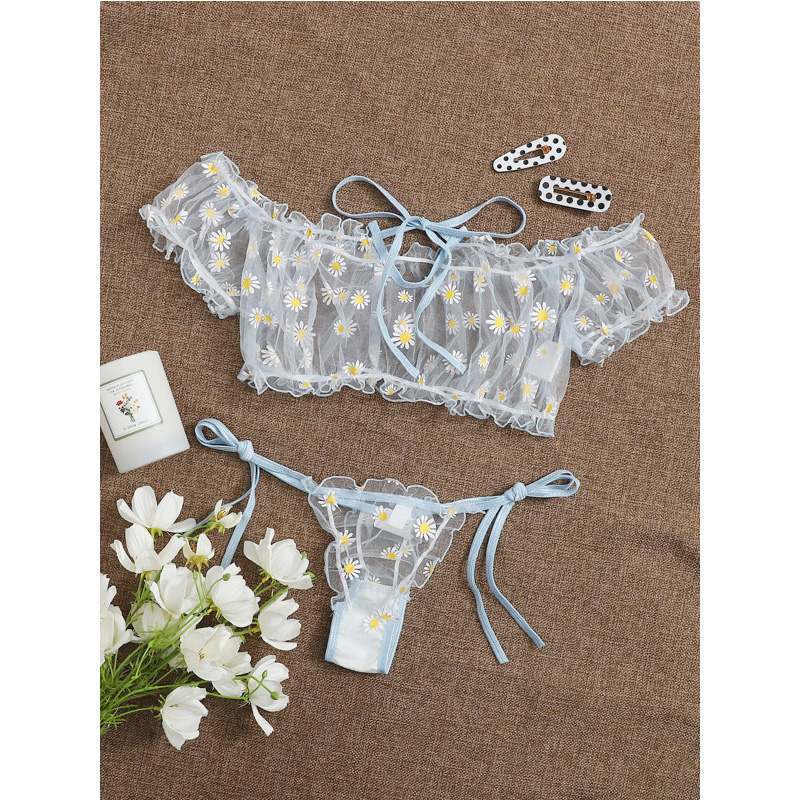 Sexy Lace Transparent Lingerie - مراجعة Sheer Bra Lace وسعره