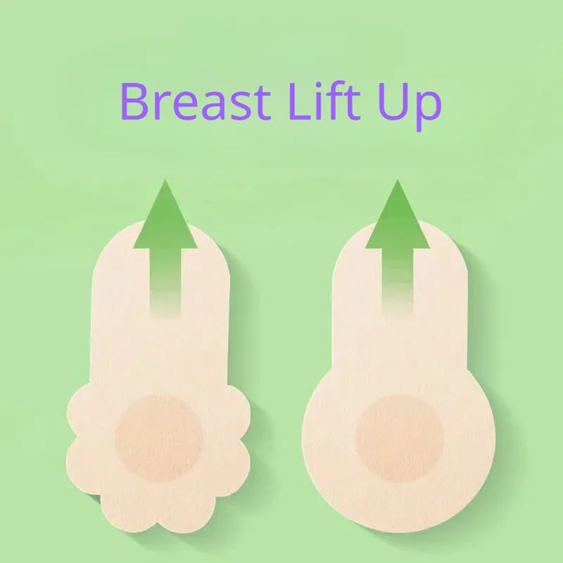 10pcs Women's Invisible Breast - مراجعة Strapless Bra Adhesive وسعره