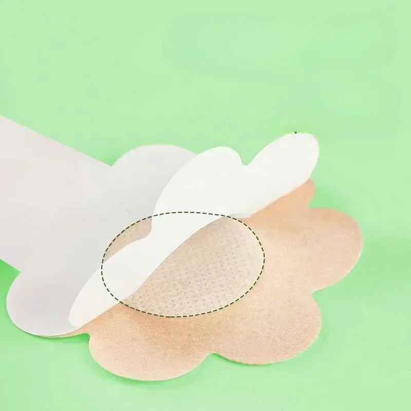 10pcs Women's Invisible Breast - مراجعة Strapless Bra Adhesive وسعره