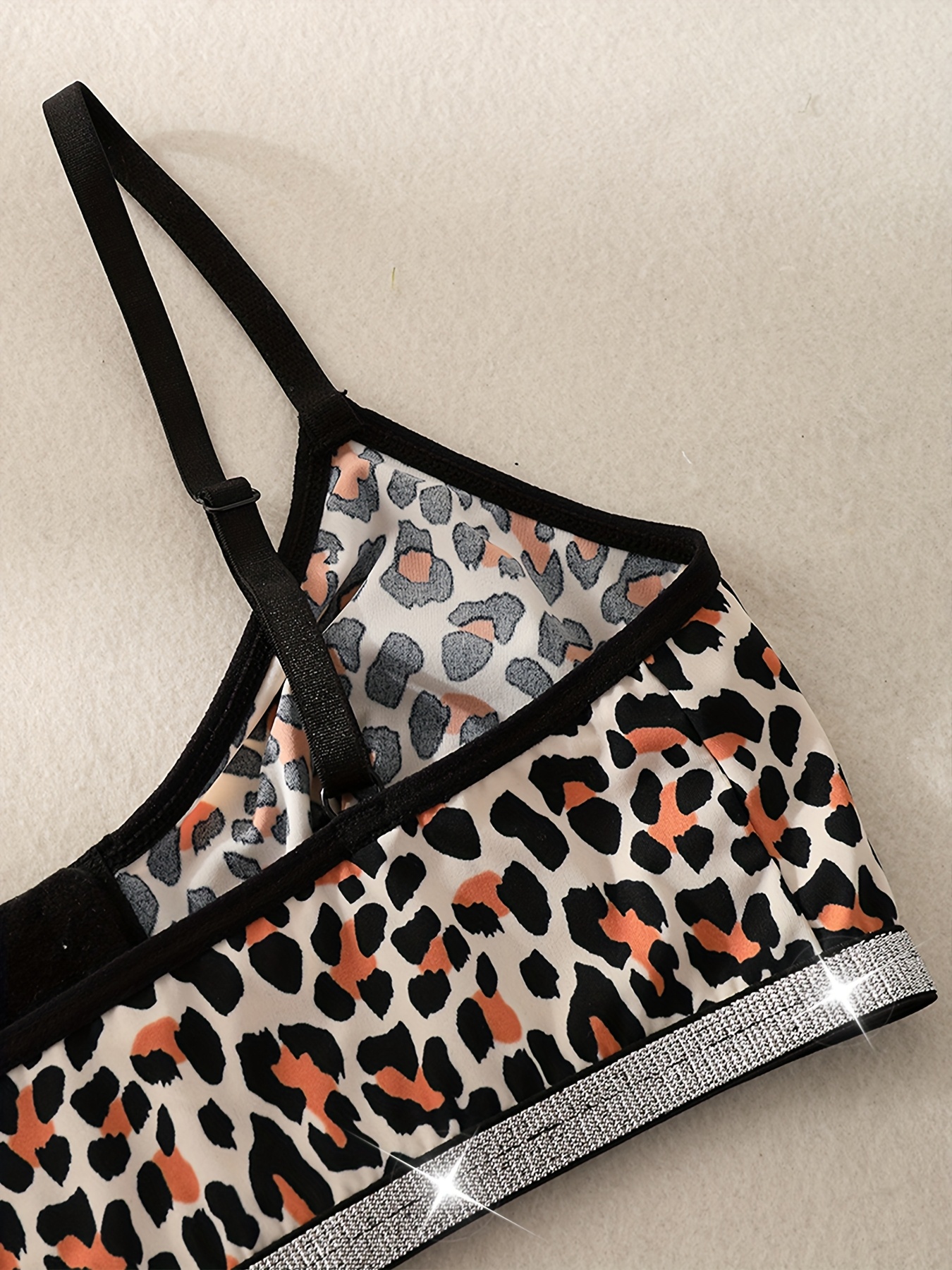 1pc Women's Leopard Print Wire - مراجعة Wirefree Bra Comfort وسعره