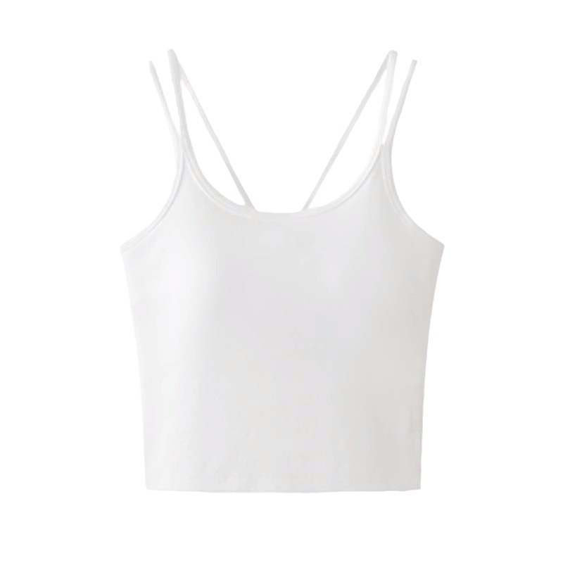 Crop Top Women Sexy Sleeveless - مراجعة T Shirt Bra Seamless وسعره