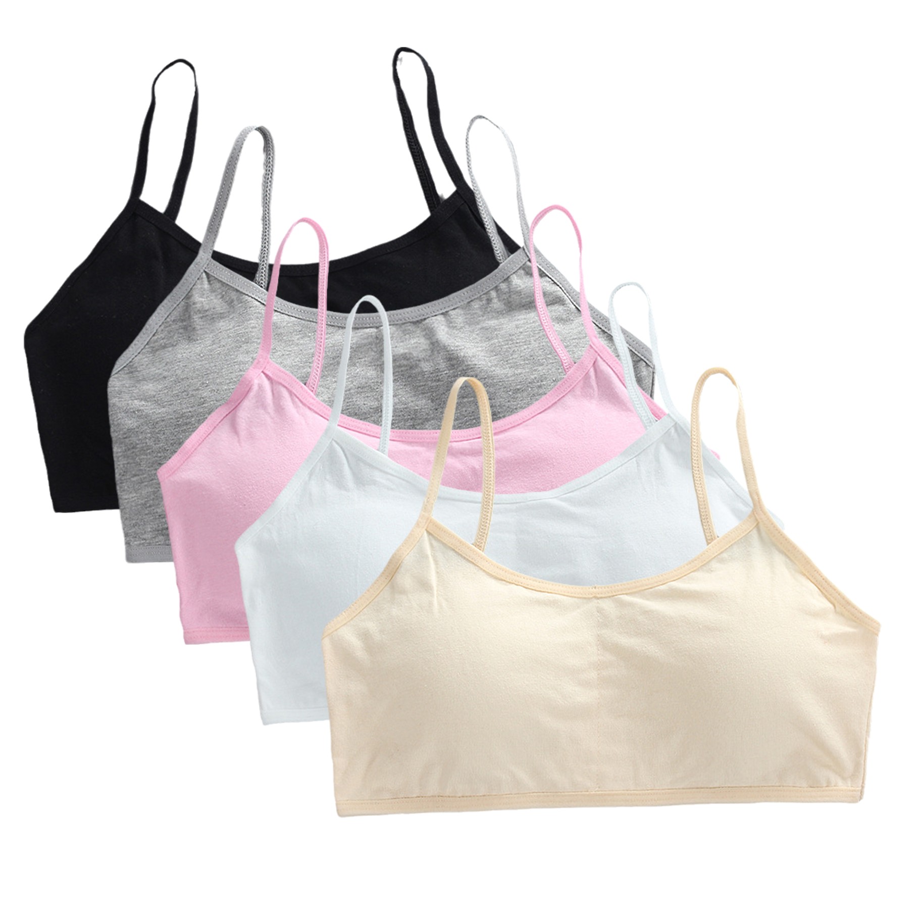 5pcs Teenage Girls Cotton Trai - مراجعة Cotton Bra Everyday وسعره