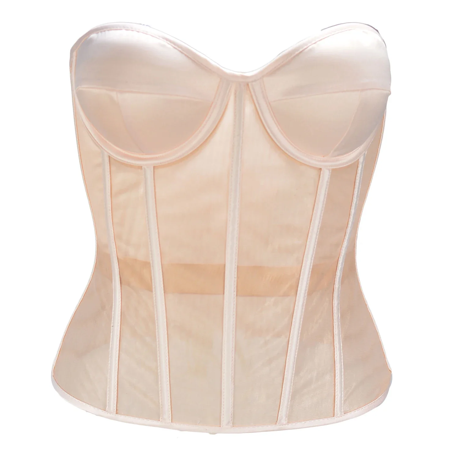 Abdominal Corset Double Layer  - مراجعة Sheer Mesh Bra وسعره