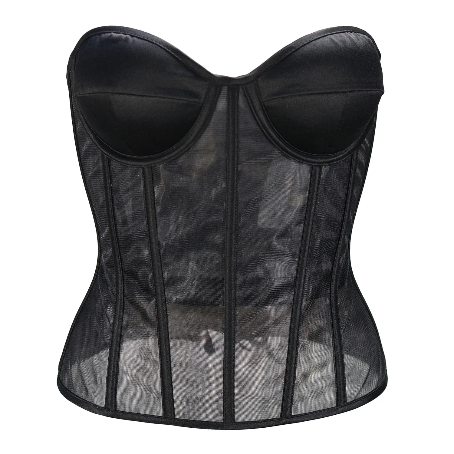 Abdominal Corset Double Layer  - مراجعة Sheer Mesh Bra وسعره