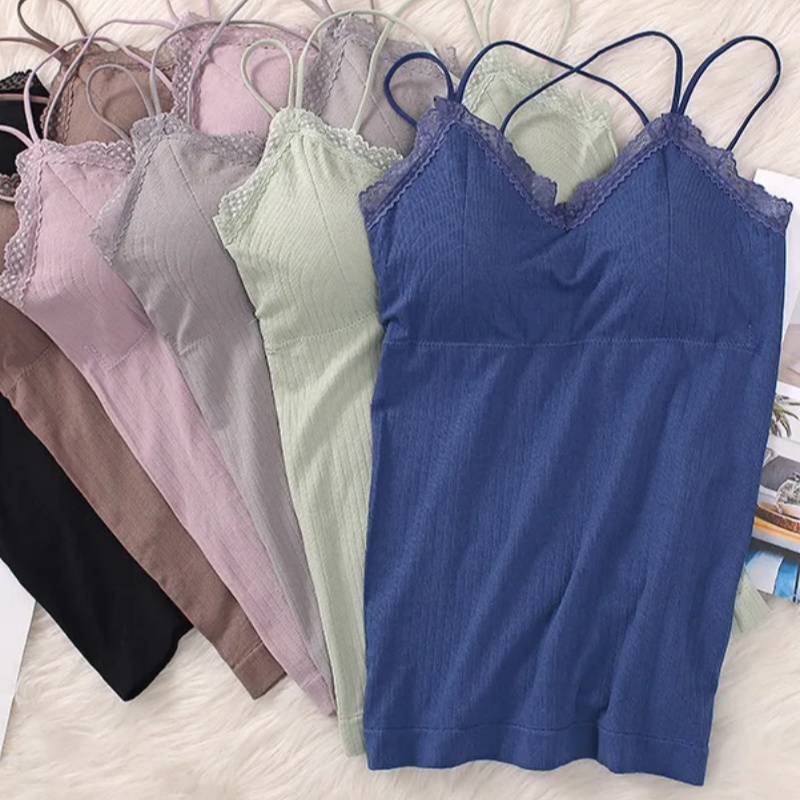 Women Padded Tank Top Seamless - مراجعة T Shirt Bra Seamless وسعره