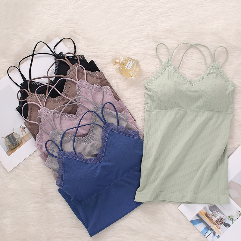 Women Padded Tank Top Seamless - مراجعة T Shirt Bra Seamless وسعره