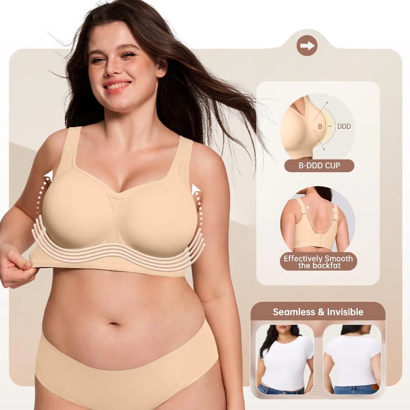 Large Size Non Marking Sports  - مراجعة Wirefree Bra Comfort وسعره