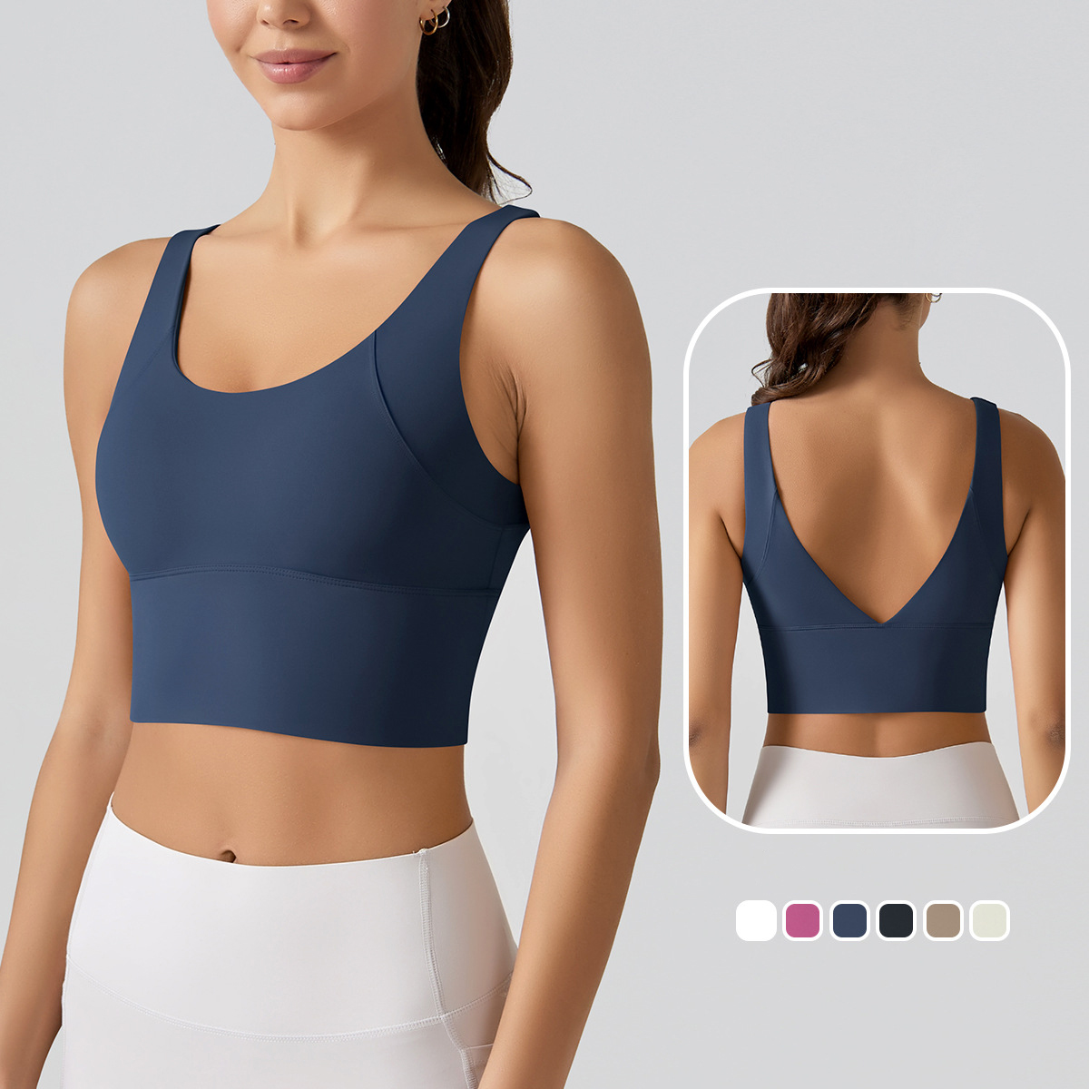 1PC New Yoga Tank Top Summer S - مراجعة Plunge Bra Push Up وسعره