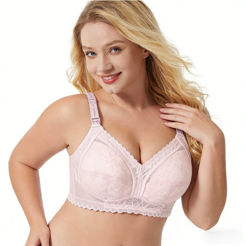 Plus Size EFG Cup Lace Trim Ma - مراجعة Nursing Bra Clip وسعره