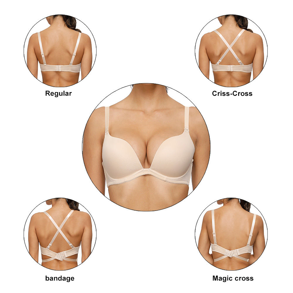 Vgplay Plunge Women Bra Light  - مراجعة Convertible Bra Multiway وسعره