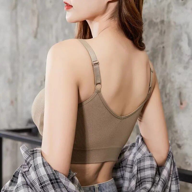 Women Seamless Brassiere Bra F - مراجعة Sleep Bra Bralette وسعره