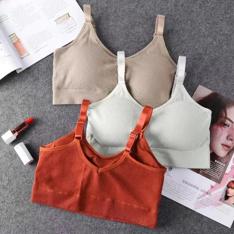 Women Seamless Brassiere Bra F - مراجعة Sleep Bra Bralette وسعره