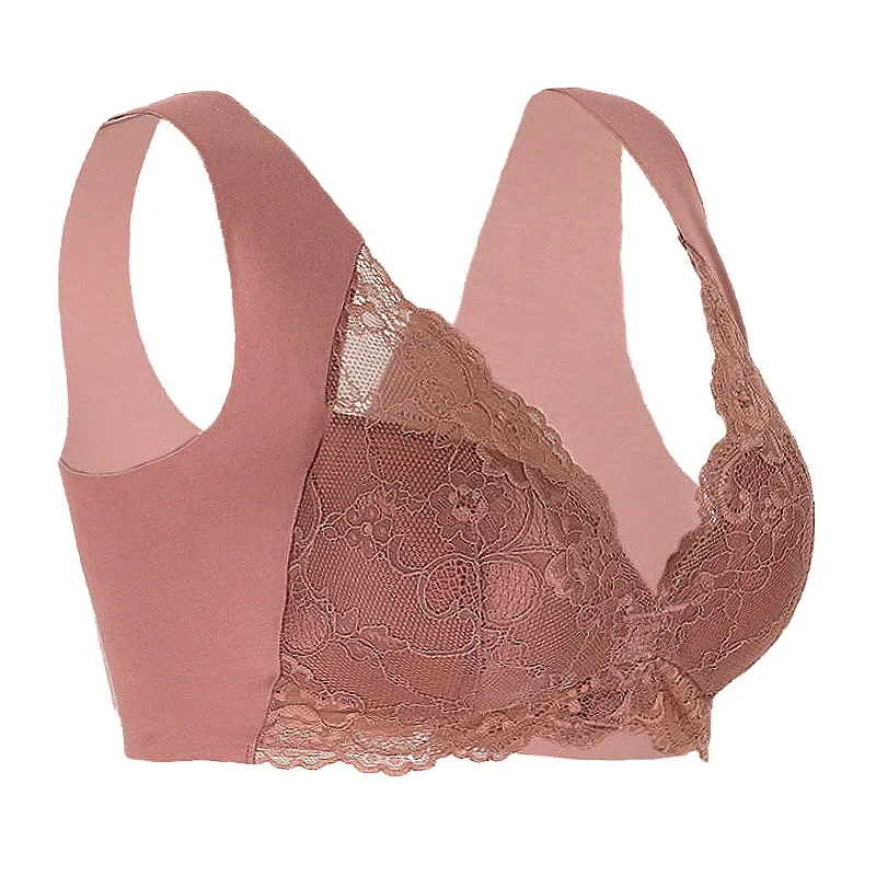 2024 New No Rims Front Buckle  - مراجعة Full Coverage Bra وسعره