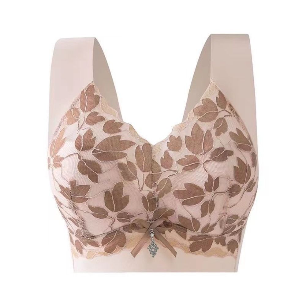 Comfortable Leaf Lace Deep V B - مراجعة Wirefree Bra Comfort وسعره
