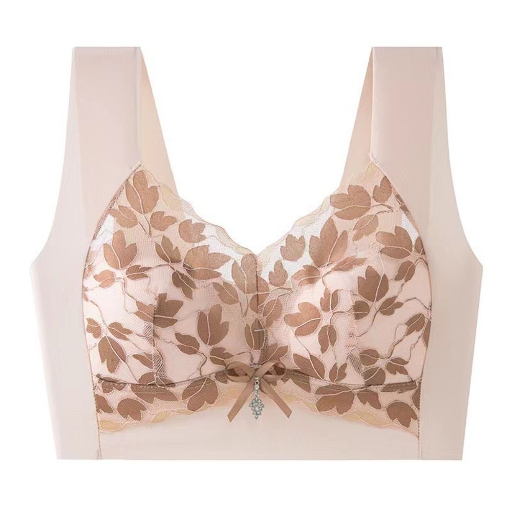 Comfortable Leaf Lace Deep V B - مراجعة Wirefree Bra Comfort وسعره