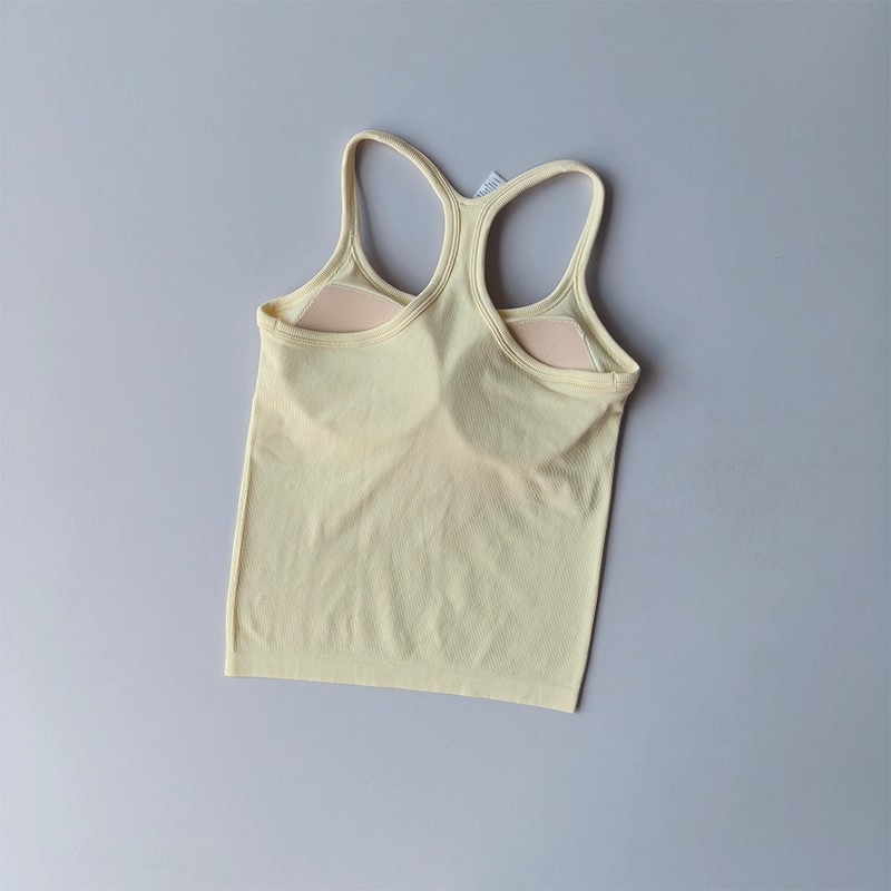 Summer Women's Yoga Camisole S - مراجعة T Shirt Bra Seamless وسعره