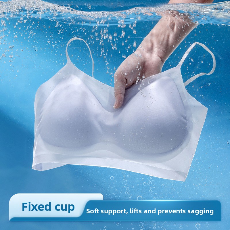 Ice Silk Sleep Bra Tank Top Wo - مراجعة Sleep Bra Bralette وسعره