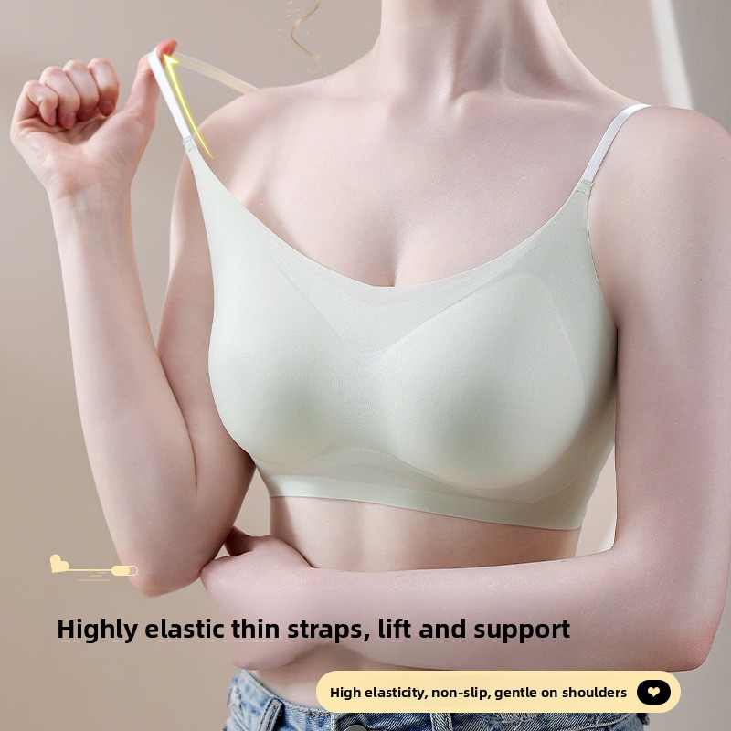 Ice Silk Sleep Bra Tank Top Wo - مراجعة Sleep Bra Bralette وسعره