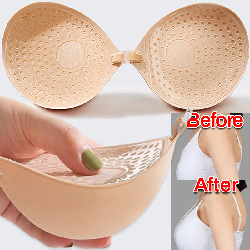 5cm Thick Breathable Adhesive  - مراجعة Push Up Bra Silicone وسعره