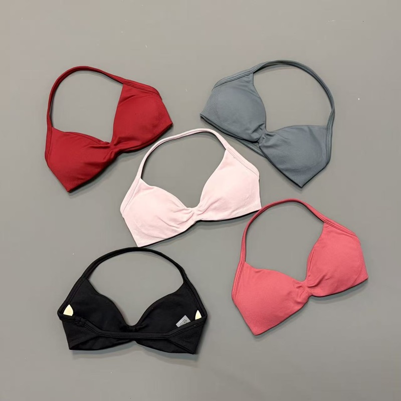 Women Halter Sports Bra V-Neck - مراجعة Sports Bra Racerback وسعره