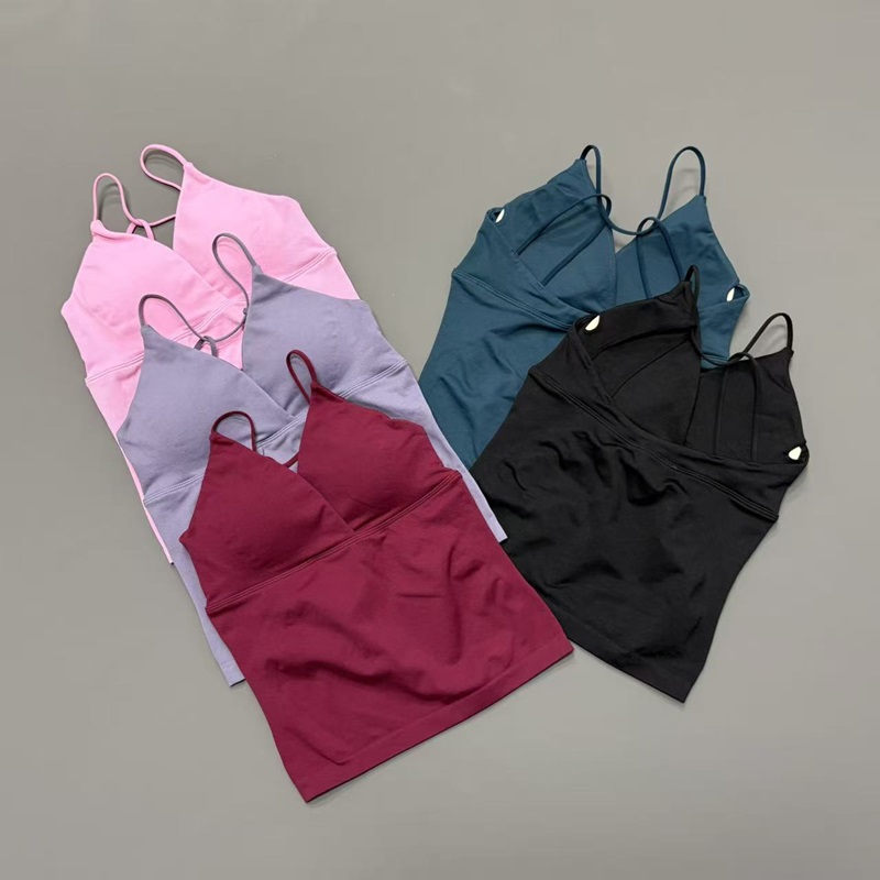 HISTELLO Vision Sports Top Wom - مراجعة T Shirt Bra Seamless وسعره