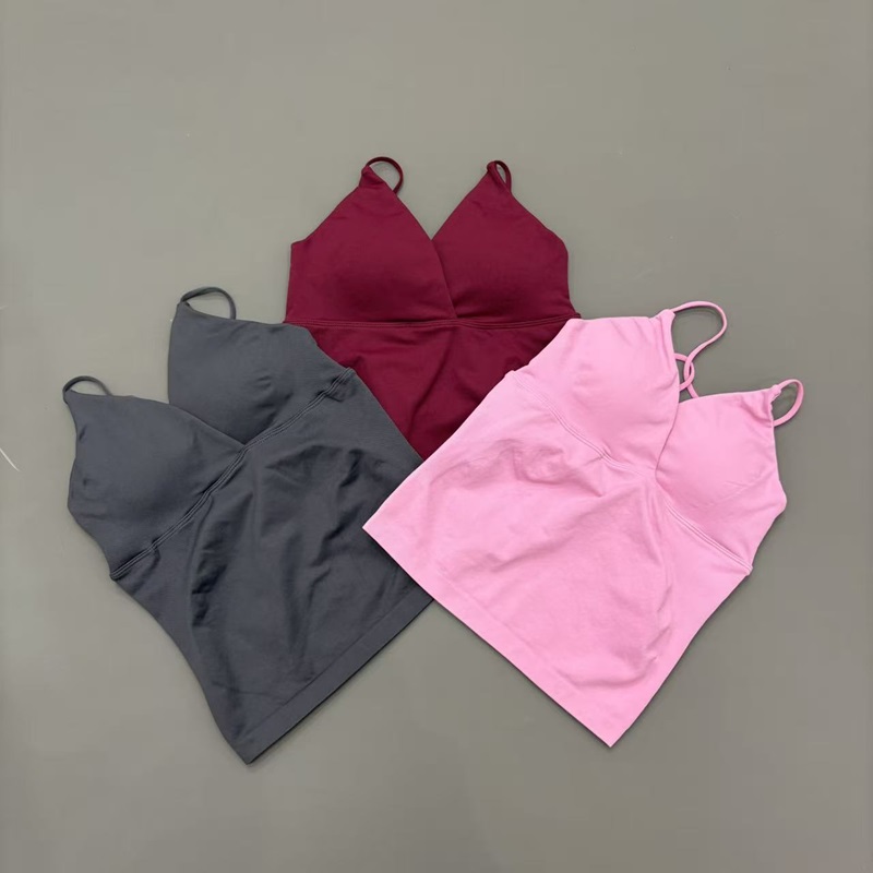 HISTELLO Vision Sports Top Wom - مراجعة T Shirt Bra Seamless وسعره