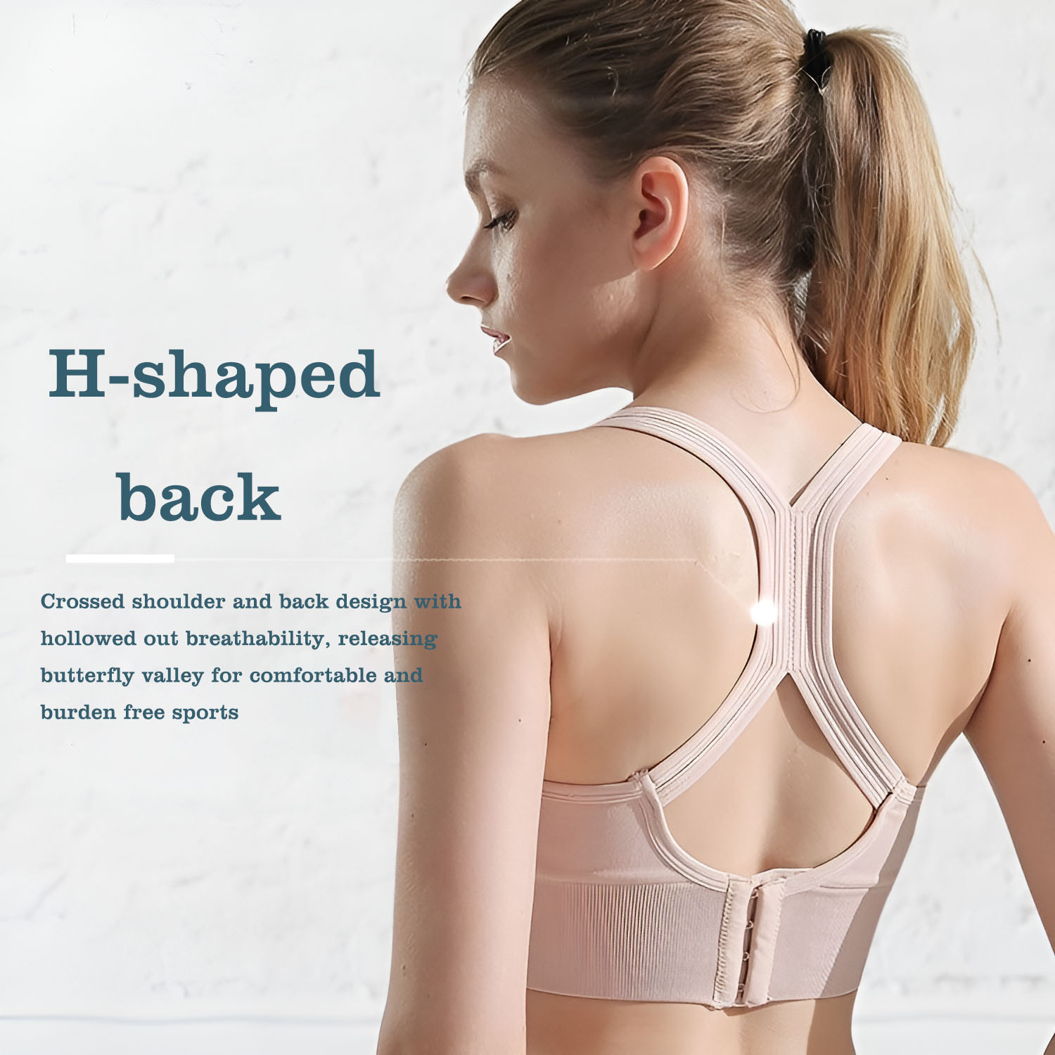 Women's Cross Back Sports Bra  - مراجعة Full Coverage Bra وسعره