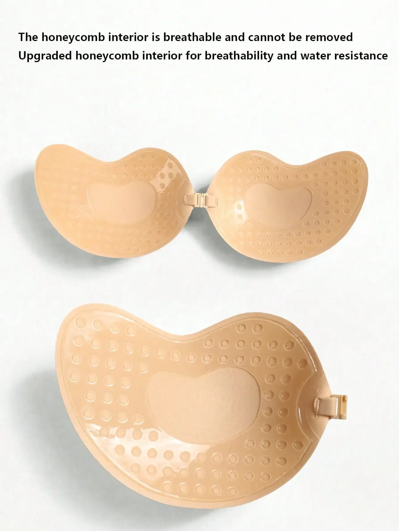 4pcs/Set (2 Black + 2 Nude) St - مراجعة Strapless Bra Adhesive وسعره