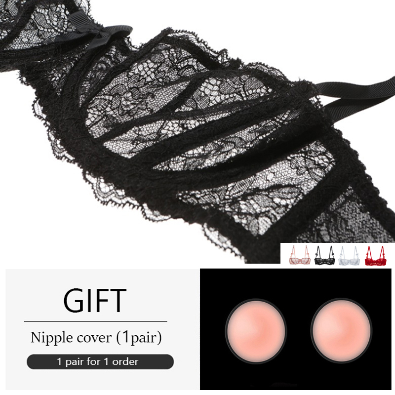 Half Cup Bras For Women Sexy L - مراجعة Demi Bra Balconette وسعره