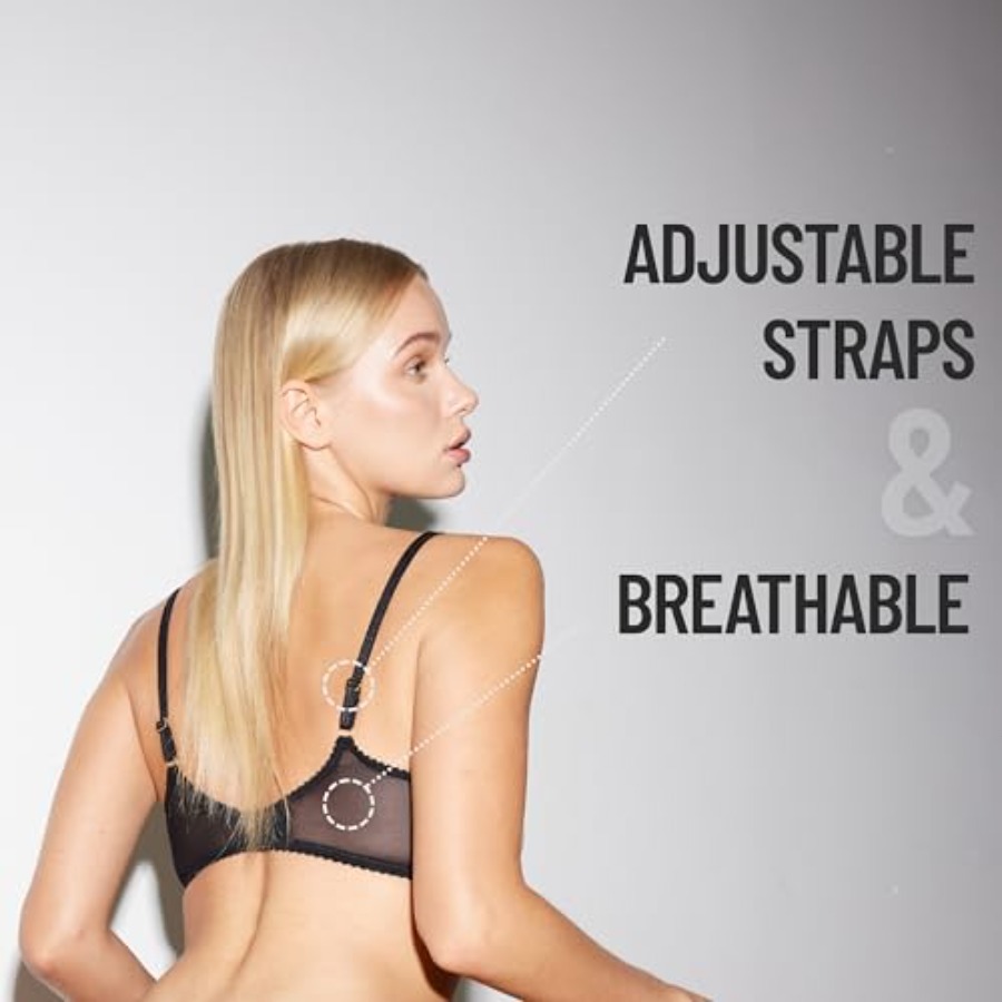 Faye Women's Sexy Lace Bra, Ba - مراجعة Demi Bra Balconette وسعره