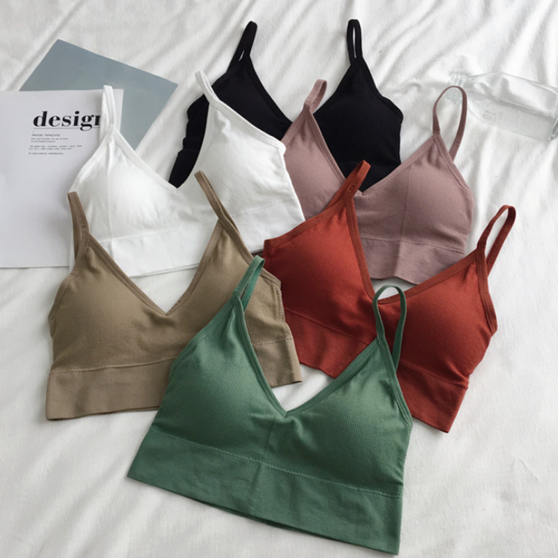 Women Sexy Crop Tops Bra Tube  - مراجعة T Shirt Bra Seamless وسعره