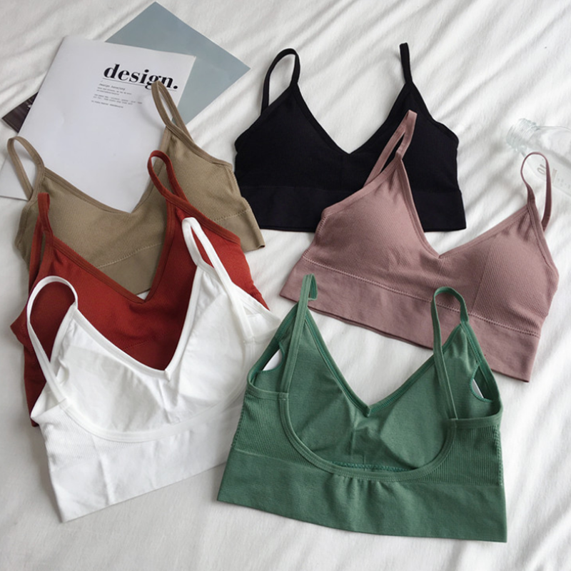 Women Sexy Crop Tops Bra Tube  - مراجعة T Shirt Bra Seamless وسعره