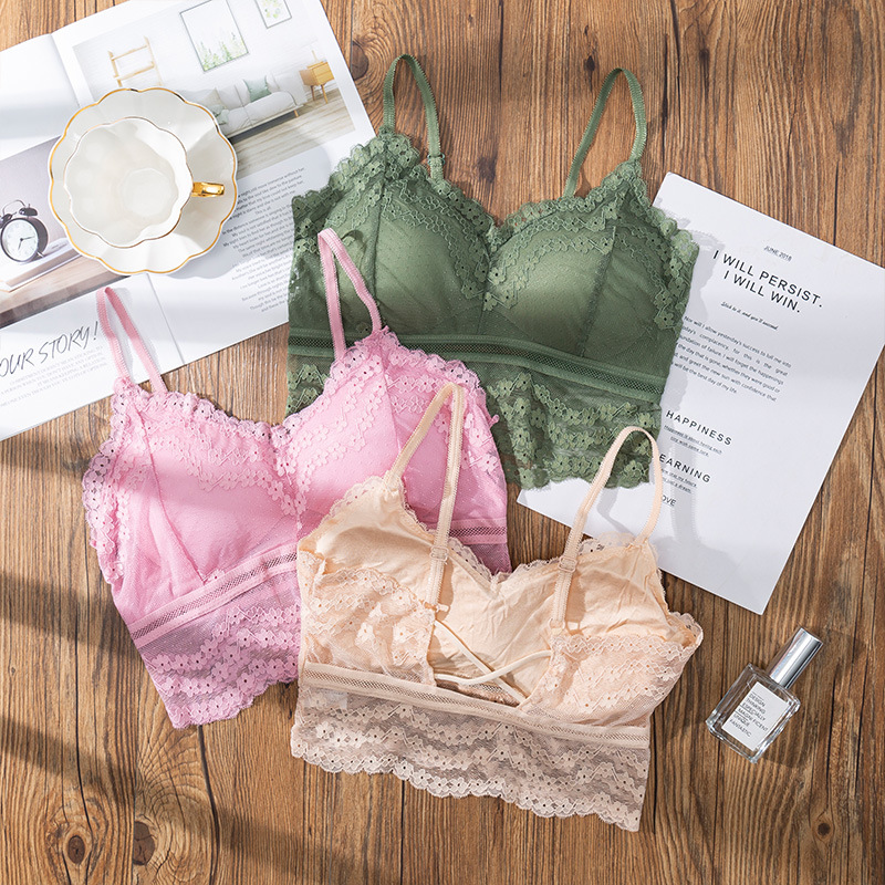 3D Sexy lace Lingerie Seamless - مراجعة Sheer Bra Lace وسعره