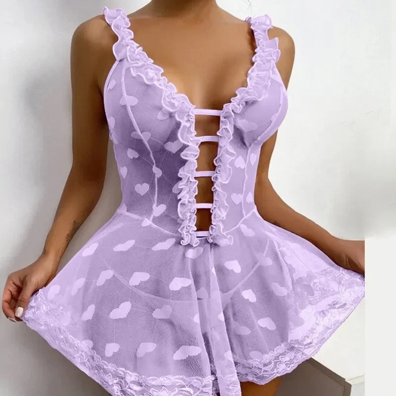 Nighty for Ladies Hot Romantic - مراجعة Sheer Mesh Bra وسعره