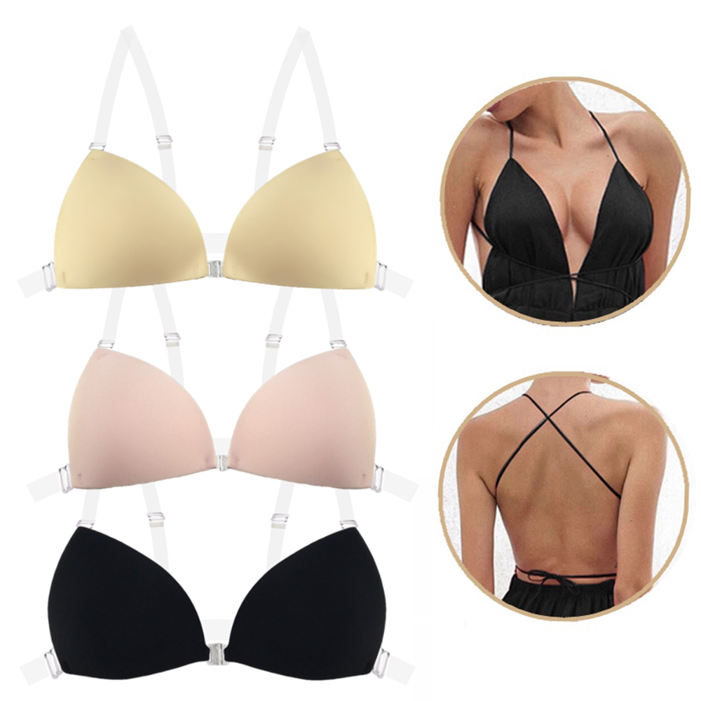Sticky Bra for Women Backless  - مراجعة Push Up Bra Silicone وسعره